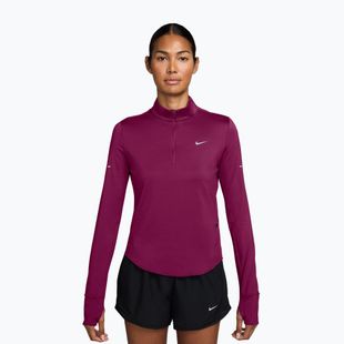 Dámská běžecká mikina Nike Swift Dri-FIT UV 1/4-Zip true berry