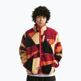 Pánská bunda Nike Club Winterized Full-Zip university red/soft yellow/black