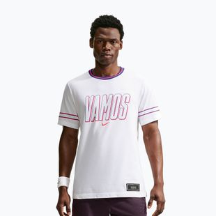 Pánské tričko na lezení Nike Court Dri-FIT Cotton white