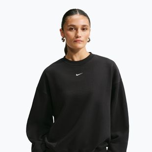 Dámská mikina Nike Studio Fleece Medium Weight total black/sail