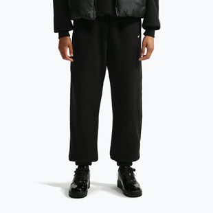 Dámské kalhoty Nike Studio Fleece Medium Weight total black/sail