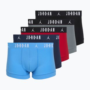 Pánské boxerky Nike Jordan Cotton Trunk 5pk gym red/black