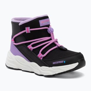 Dětské sněhule SKECHERS Turbo Tread Black