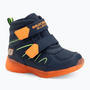 Dětské boty SKECHERS Illumi-Brights Splash Beams navy/orange