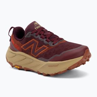 Pánské běžecké boty New Balance Fresh Foam X Hierro V9 mulled wine/neo flame