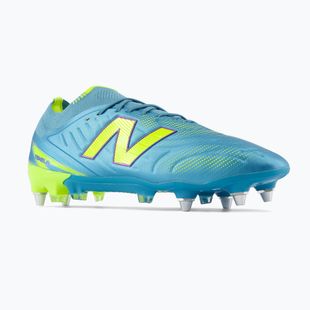 Kopačky New Balance Tekela Elite Low V5 SG metallic blue/alkaline green/team navy