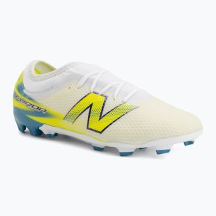 Dětské kopačáky New Balance Furon Team V9 FG white/alkaline green
