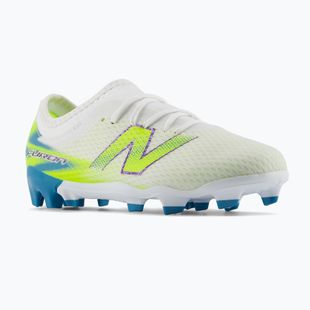 Dětské kopačáky New Balance Furon Team V9 FG white/alkaline green