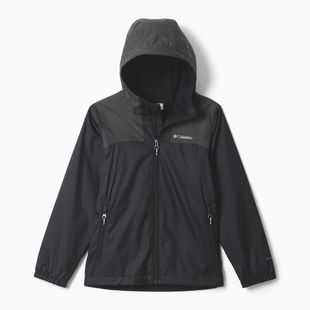 Dětská nepromokavá bunda Columbia Rainy Trails III Fleece Lined black