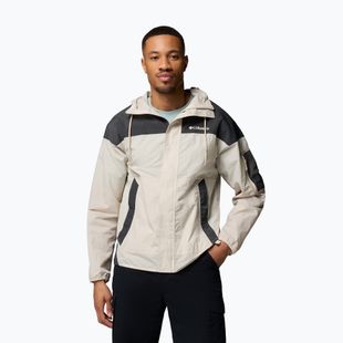 Pánská větrovka Columbia Challenger II Windbreaker dark stone/shark