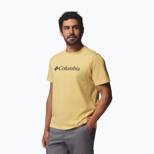 Pánské tričko Columbia CSC Basic Logo Tee sand dune/gem columbia