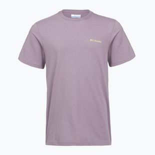 Pánské tričko Columbia CSC Basic Logo Back Tee shale purple/linework c badge
