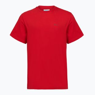 Pánské tričko Columbia CSC Basic Logo Back Tee mountain red/linework c badge