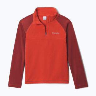 Dětská fleecová mikina Columbia Glacial Half Zip super sonic/red oxide