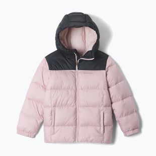 Dětská zateplená bunda  Columbia Puffect Hooded Mineral Pink/Black
