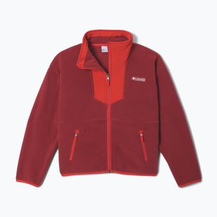 Dětská fleecová mikina Columbia Sequoia Grove Full Zip Fleece red oxide/super sonic