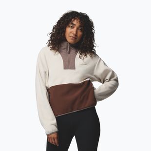 Dámská fleecová mikina Columbia Sequoia Grove II Half Zip Fleece dark stone/tobacco/iron
