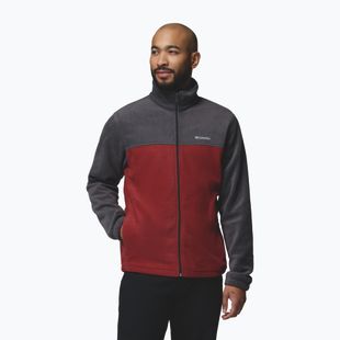 Pánská fleecová mikina Columbia Steens Mountain Full Zip 2.0 Shark/Red Oxide