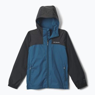 Dětská nepromokavá bunda Columbia Rainy Trails III Fleece Lined phoenix blue/black