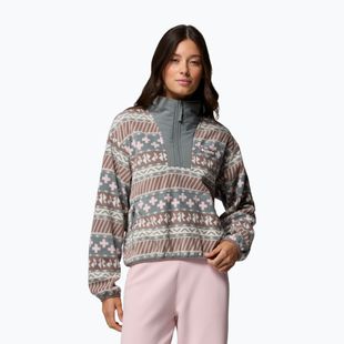 Dámská fleecová mikina Columbia Sequoia Grove II Printed Half Zip Iron Wizard Island