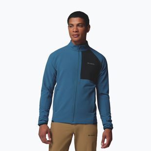 Pánská fleecová mikina Columbia Superior Summit Grid Full Zip phoenix blue