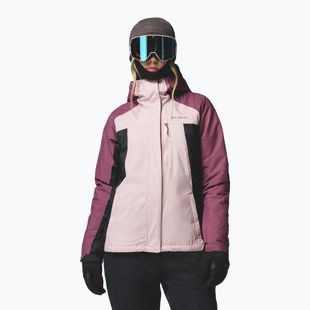 Dámská lyžařská bunda Columbia Snowy Summit Ins mineral pink/black/antique mauve x dye