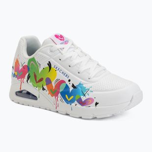 Dámské boty SKECHERS Uno Open Your Heart white