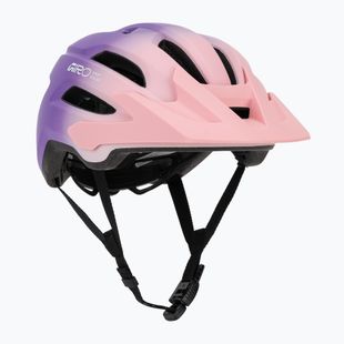 Dětská cyklistická helma Giro Fixture II MIPS matte light pink/purple fade