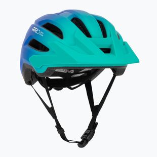 Dětská cyklistická helma Giro Fixture II matte aqua green/blue jewel fade