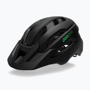 Dětská cyklistická helma Giro Fixture II matte black/vivid green
