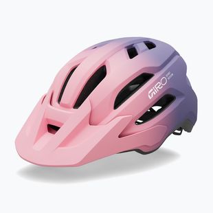 Dětská cyklistická helma Giro Fixture II matte light pink/purple fade