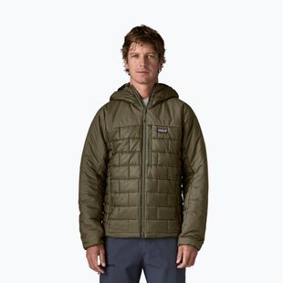 Pánská zateplená bunda Patagonia Hi-Loft Nano Puff Hoody basin green