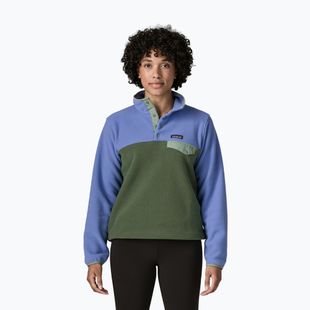 Dámská fleecová mikina Patagonia Lightweight Synchilla Snap-T Pullover canopy green