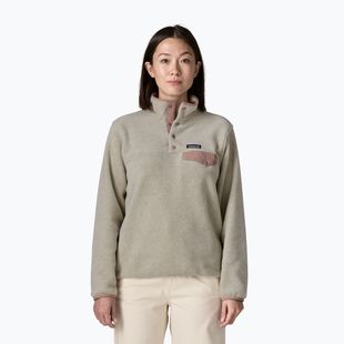 Dámská fleecová mikina Patagonia Lightweight Synchilla Snap-T Pullover oatmeal heather w/moonrise taupe