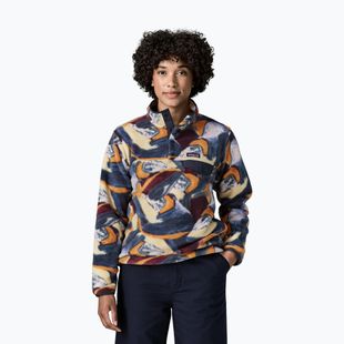 Dámská fleecová mikina Patagonia Lightweight Synchilla Snap-T Pullover smudge: smolder blue
