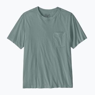 Pánské tričko na lezení Patagonia Daily Pocket Tee blue sage