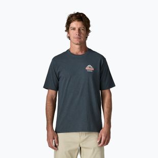 Pánské tričko na lezení Patagonia Great Waves Responsibili-Tee summit blue
