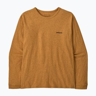 Dámské tričko Longsleeve Patagonia P-6 Logo Responsibili-Tee LS dried mango