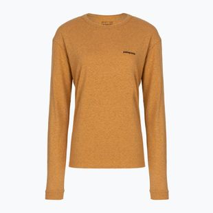 Dámské tričko Longsleeve Patagonia P-6 Logo Responsibili-Tee LS dried mango