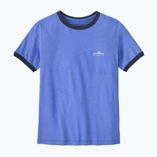 Dámské tričko Patagonia Fitz Roy Foothills Ringer Tee diver blue