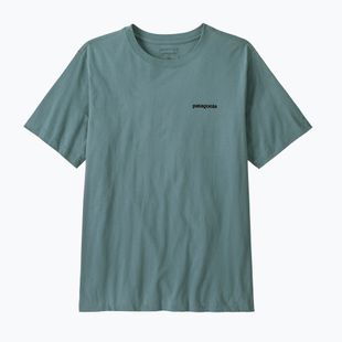 Pánské tričko na lezení Patagonia P-6 Logo blue sage