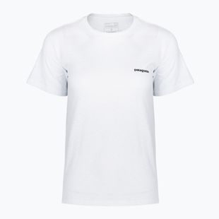 Dámské tričko Patagonia P-6 Logo Responsibili-Tee fiber white