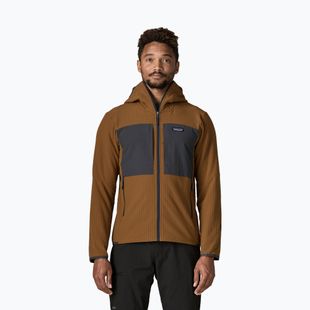 Pánská trekingová mikina Patagonia R2 TechFace Hoody deer brown