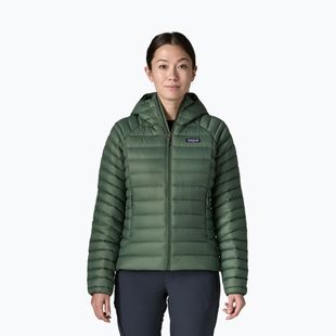 Dámská péřová bunda Patagonia Down Sweater Hoody canopy green