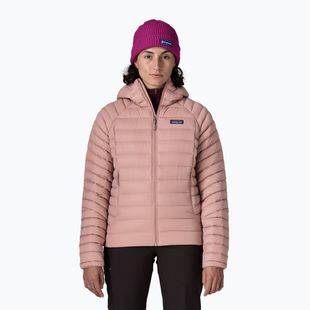 Dámská péřová bunda Patagonia Down Sweater Hoody moonrise taupe