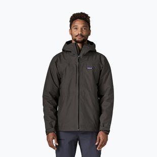 Pánská nepromokavá bunda Patagonia Insulated Boulder Fork Rain black