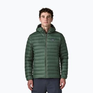 Pánská péřová bunda Patagonia Down Sweater Hoody treeline green