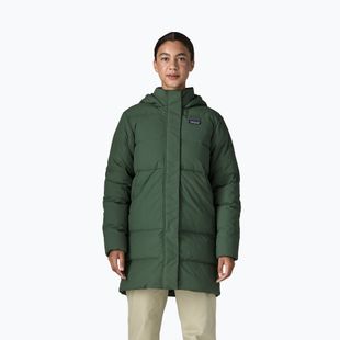 Dámský péřový kabát Patagonia Sisar Down Parka canopy green