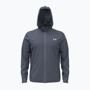 Pánská tréninková bunda Under Armour Tech Utility Woven Jacket downpour gray/white