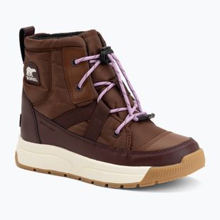 Dětské sněhule Sorel Whitney III Mid Wp dark auburn/red